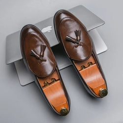 Luxe Wellington Leather Loafers