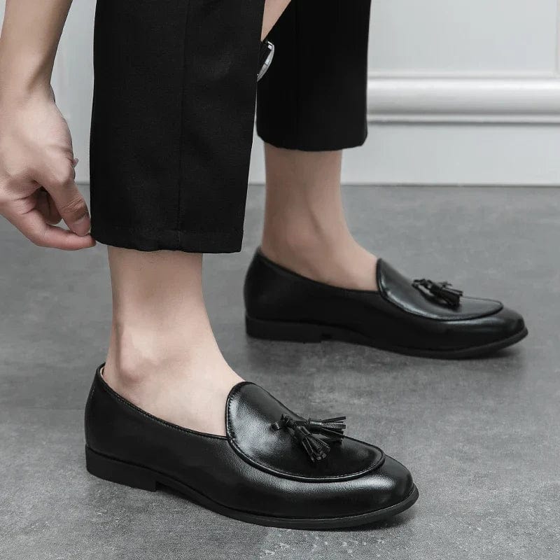 Luxe Wellington Leather Loafers