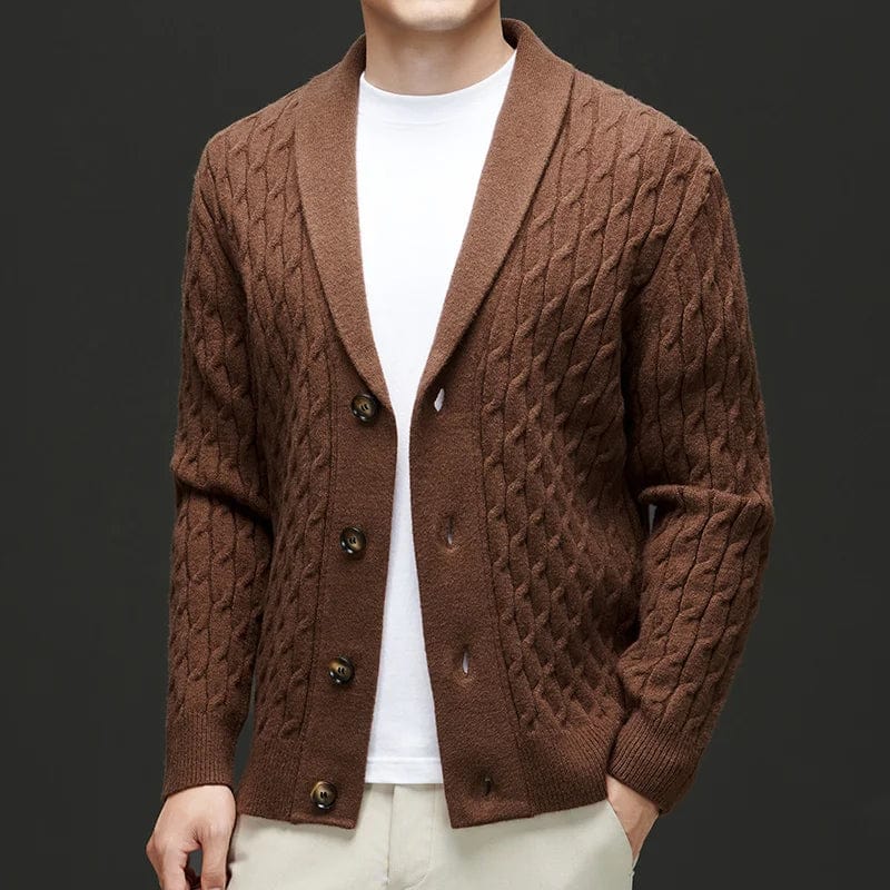 Royale Wool Cardigan Sweater