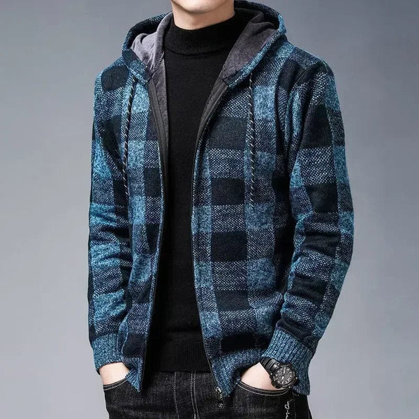 Alforo Plaid Hoodie Jacket