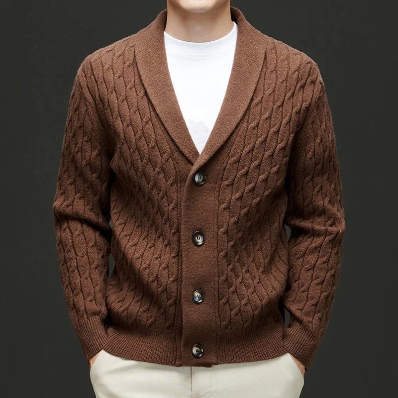 Royale Wool Cardigan Sweater