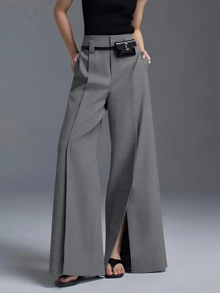 Freya Front-Split Elegant Pants