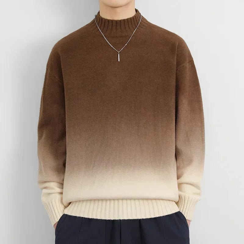 Classic Ombré Polo Sweater