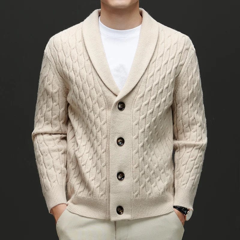 Royale Wool Cardigan Sweater