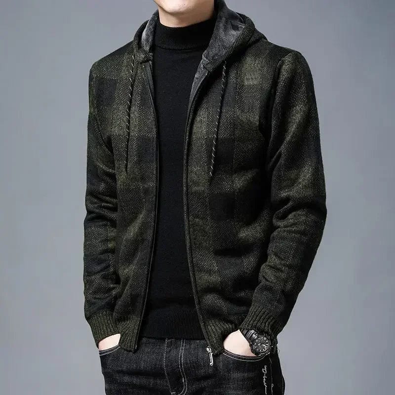 Alforo Plaid Hoodie Jacket