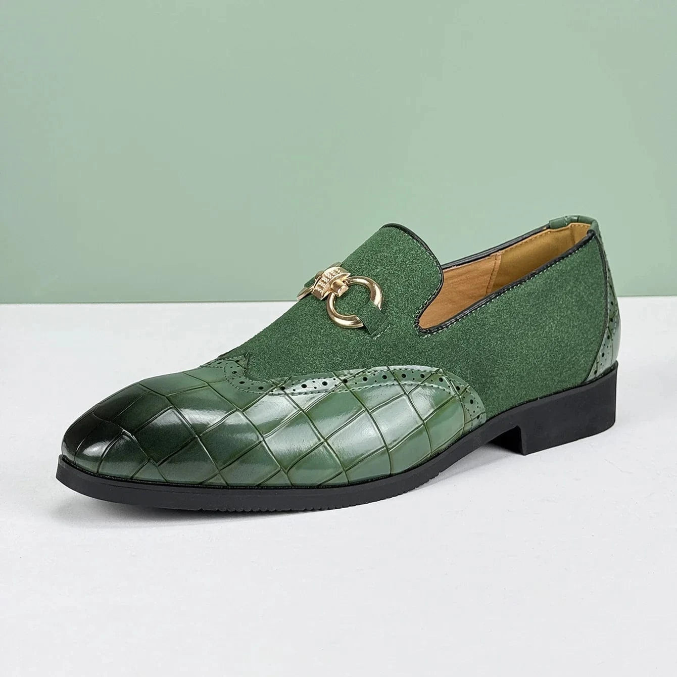 Marcus Shelby Leather Loafers