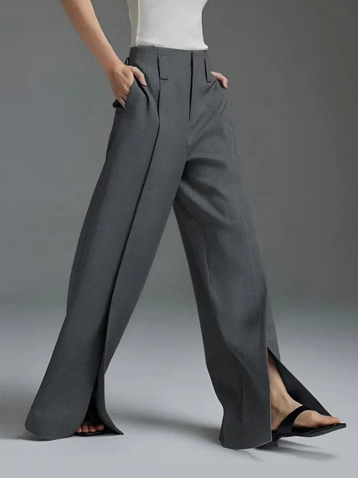 Freya Front-Split Elegant Pants