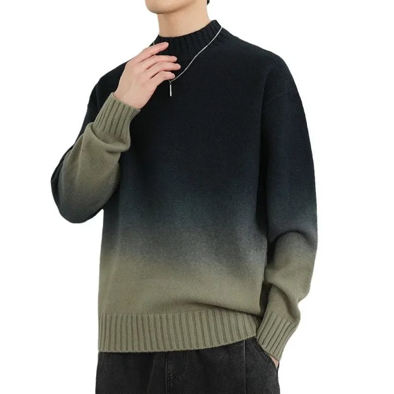 Classic Ombré Polo Sweater