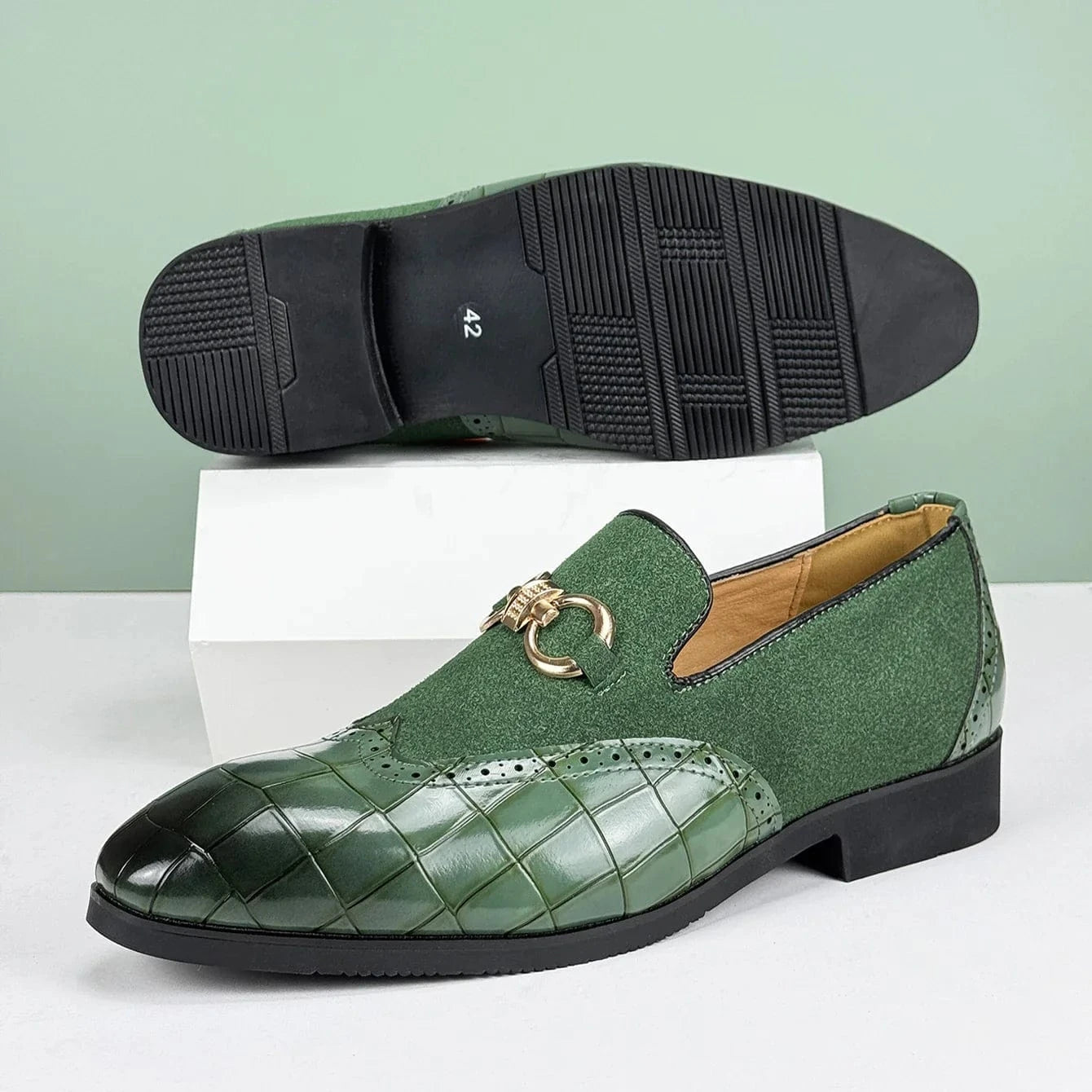 Marcus Shelby Leather Loafers