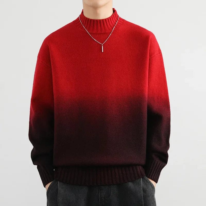 Classic Ombré Polo Sweater