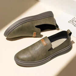 Loafers Genuine Leather Mens Casual Shoes Fashion Slip On Driving Shoes Comfortable Business Shoes Lightweight Walking Mocassins