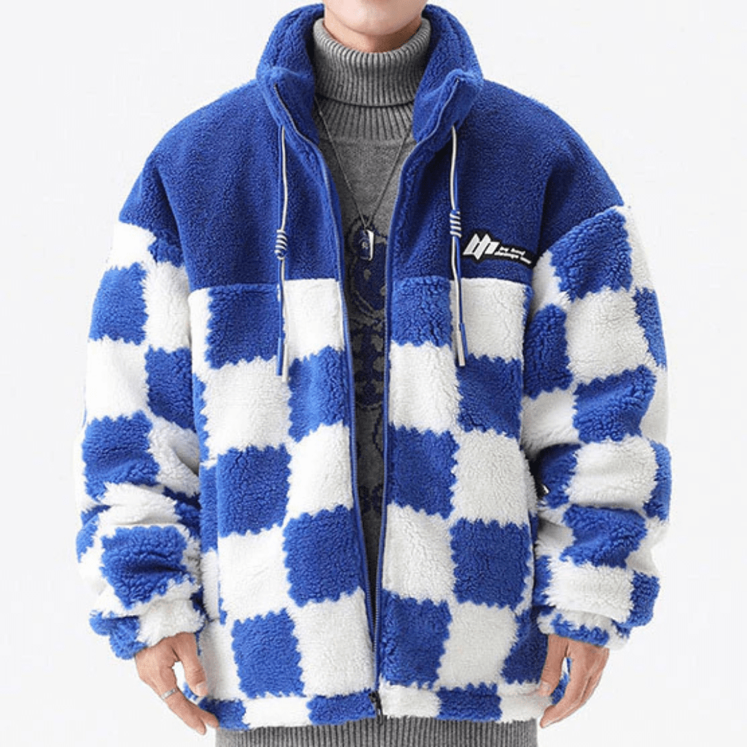 Malon Checkered Fleece Jacket