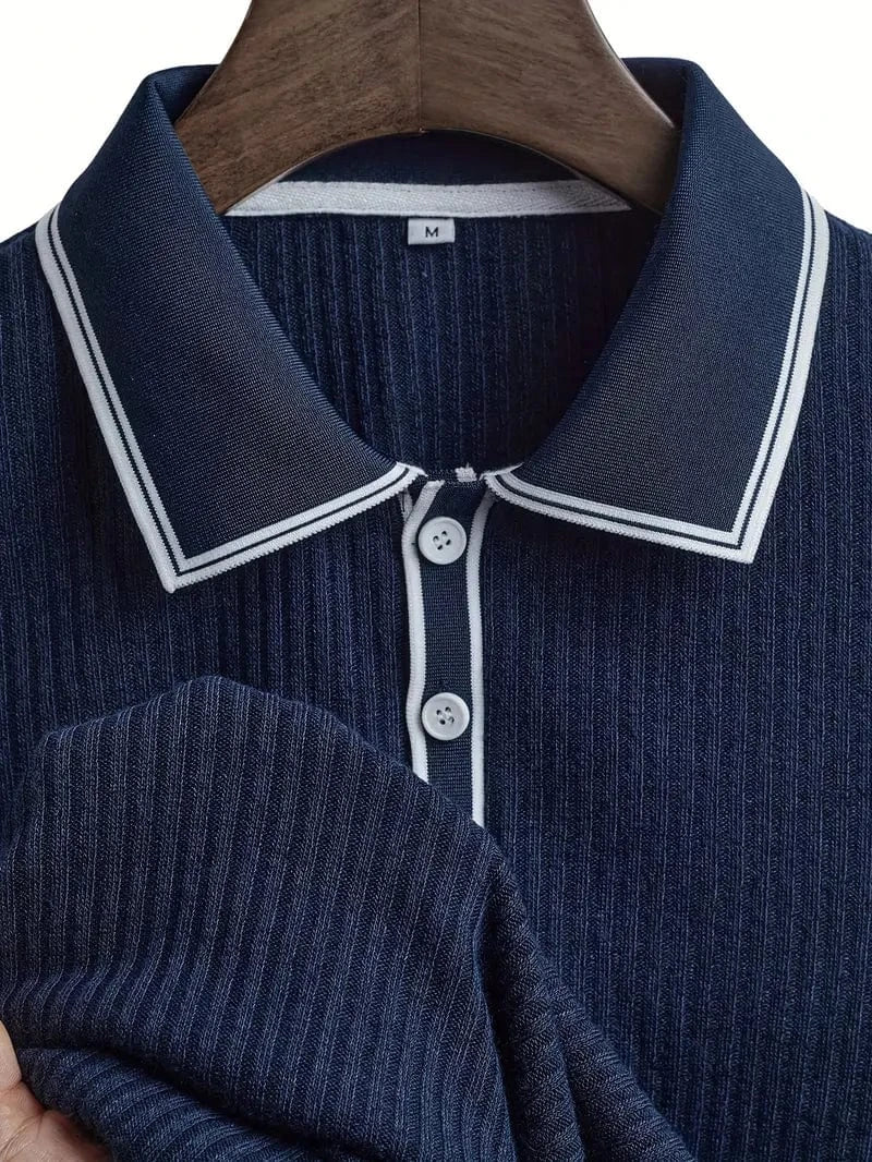 Lauren Ortis - Elegant Short Sleeve Polo Shirt