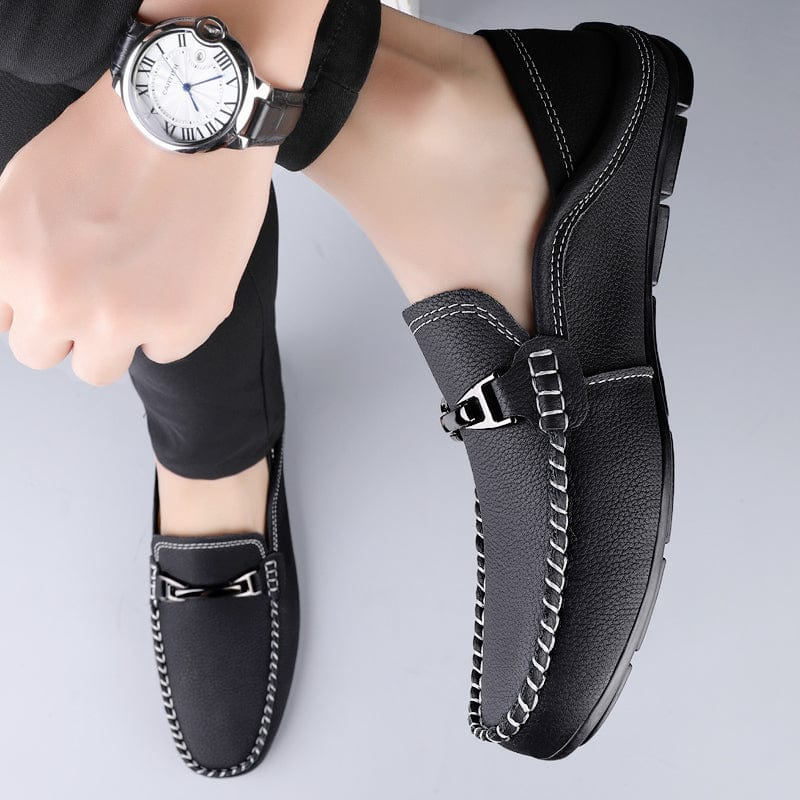 Trelis Genuine Leather Loafers