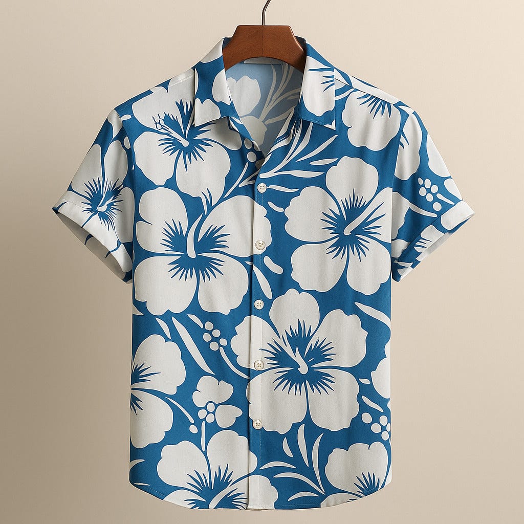 Marino Tropical Print Shirt