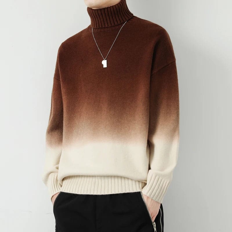 Classic Ombré Polo Sweater