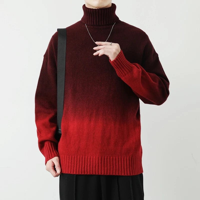 Classic Ombré Polo Sweater